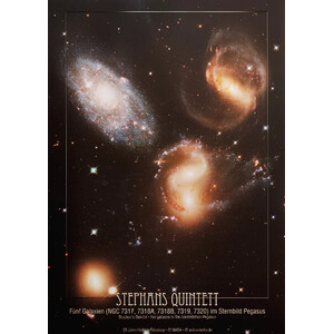 Affiche AstroMedia Le quintette de Stephan