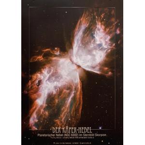 Affiche AstroMedia La nébuleuse du Scarabée NGC 6302