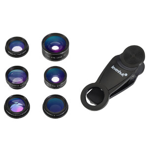 Levenhuk Kit d'objectifs Lens S7 pour smartphones