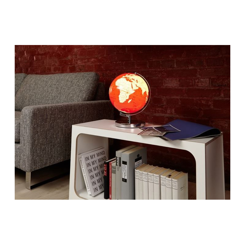 TROIKA Globus Terra Red Light 25cm