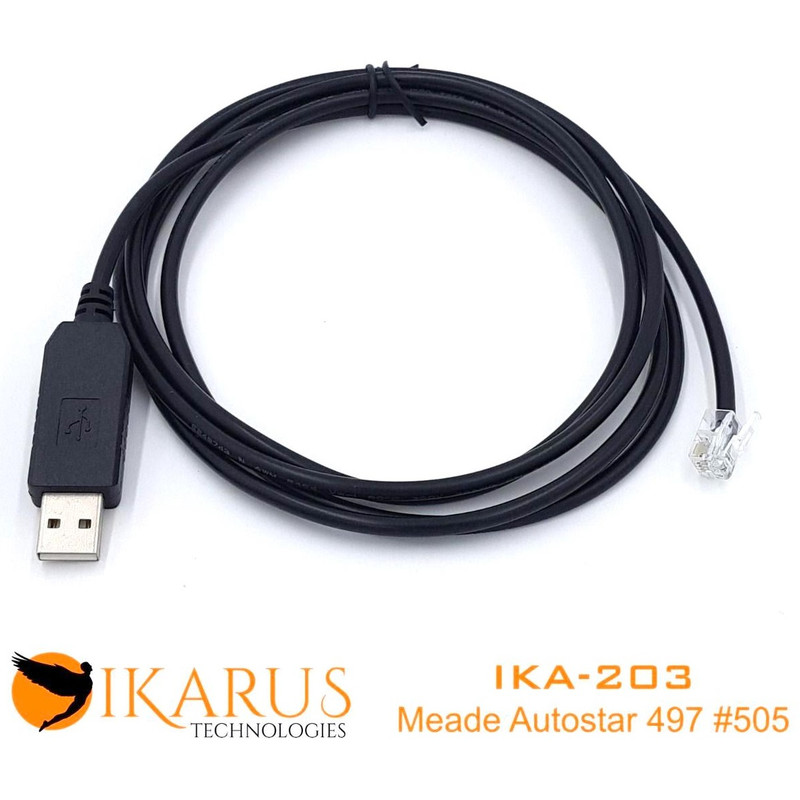 Ikarus Technologies Kabel Mount USB Cable (Meade Audiostar Compatible)