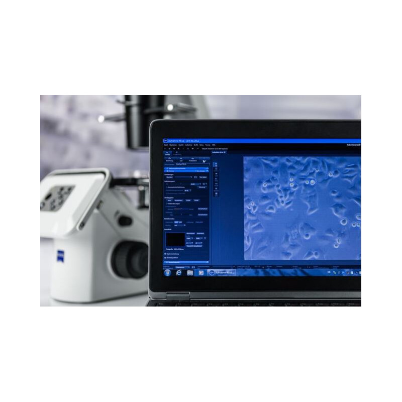 ZEISS Inverses Mikroskop Primovert HDcam Ph1, 40-400x, Kond 0.3, 5MP