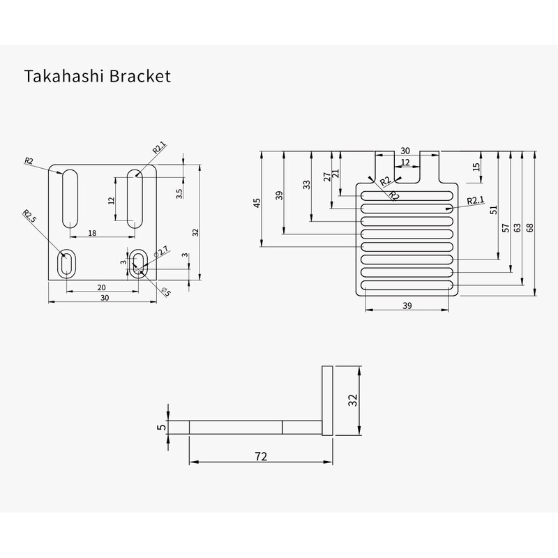 ZWO EAF Motoranbaukit für Takahashi, Skywatcher Esprit, Vixen VC200L
