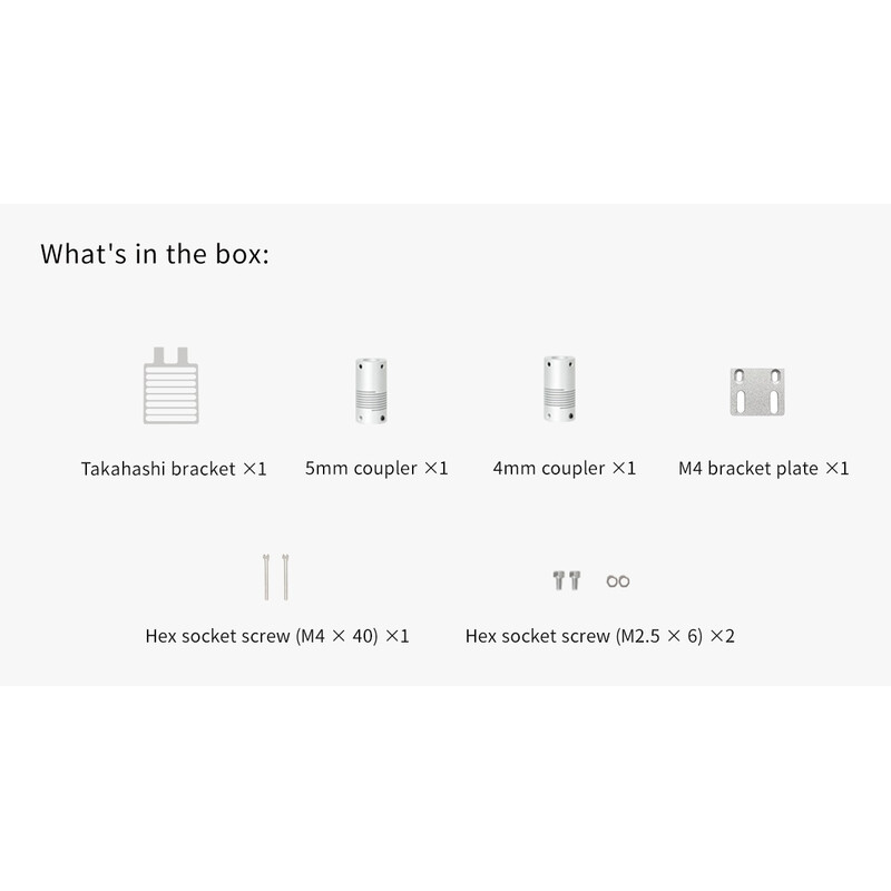 ZWO EAF Motoranbaukit für Takahashi, Skywatcher Esprit, Vixen VC200L