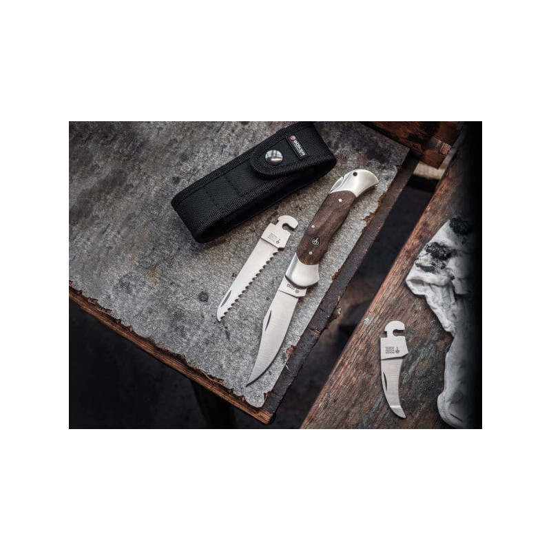 Couteaux Böker Set II Optima Walnuss