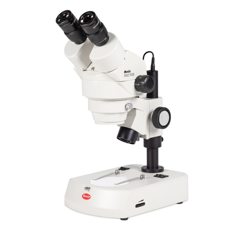 Motic Microscope Stereo Zoom SMZ-160-BLED, LED, 0,75x-4,5x
