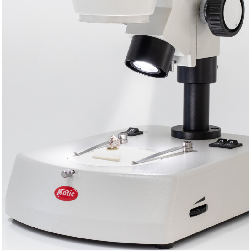 Motic Microscope Stereo Zoom SMZ-160-BLED, LED, 0,75x-4,5x