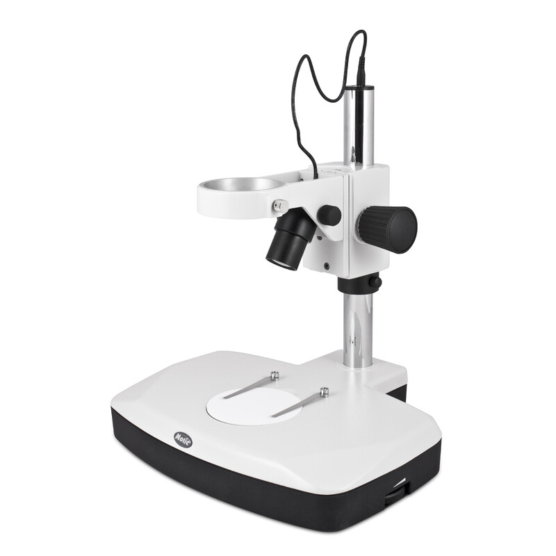 Motic Säulenstativ FBLED-Stativ gr.Tisch mit Kopf und Beleuchtung (Normale Gebrauchsspuren)
