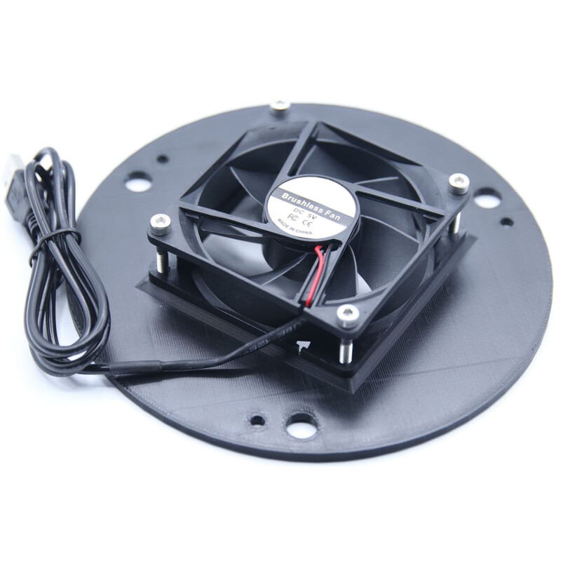 Astroprints Cache miroir pour Skywatcher Newton 6" Support de miroir principal  avec ventilateur USB 5V