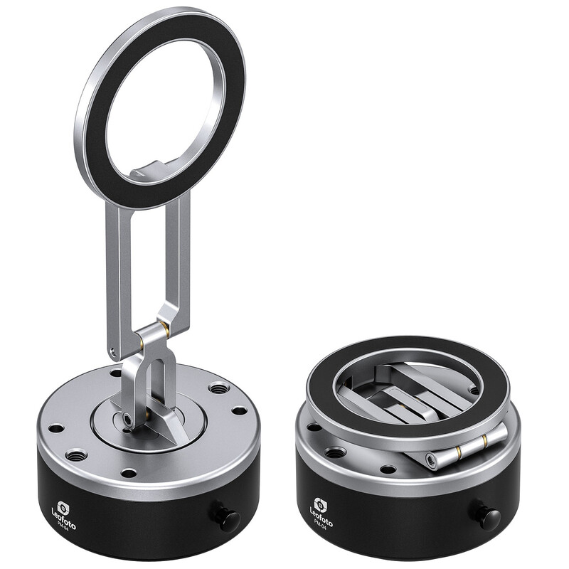 Leofoto Halterung PM-04 Magnetischer Handyhalter mit elektrischem Saugnapf