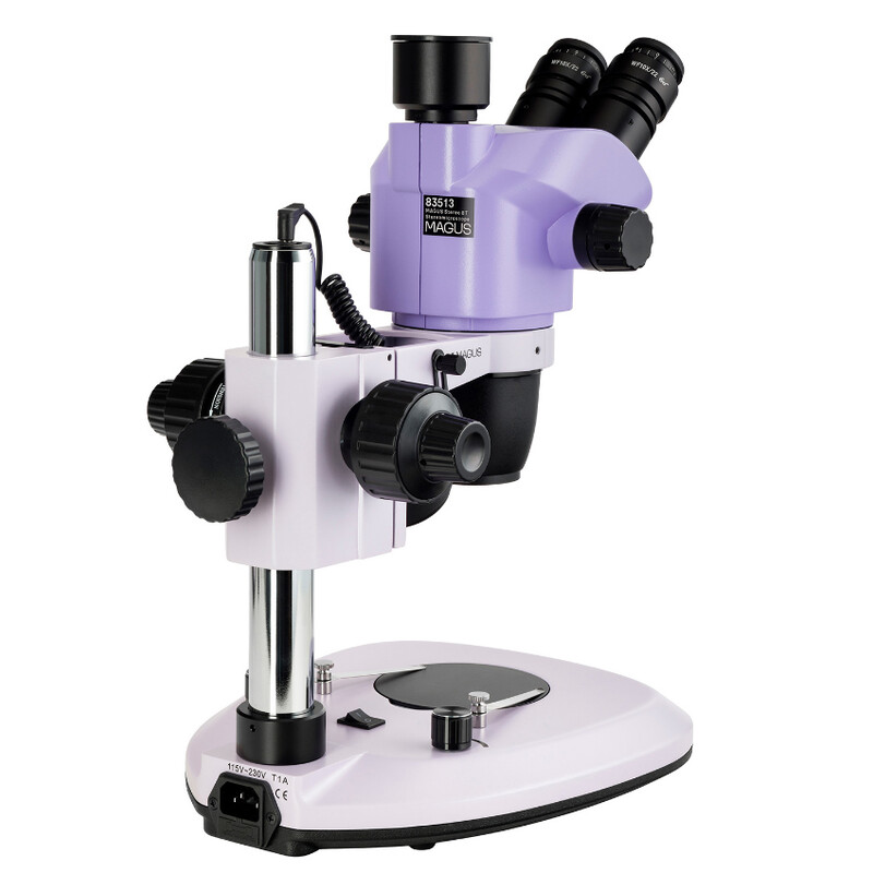 Microscope stéréo zoom MAGUS 8T 6.5x-55x trino Greenough 3W LED
