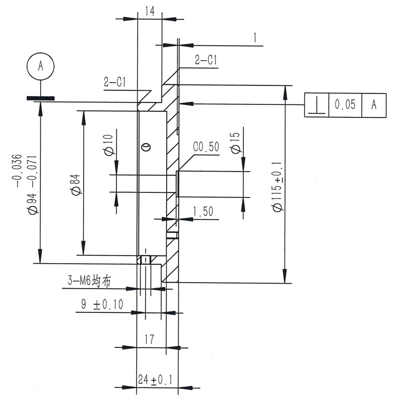 Omegon 3/8''-Fotogewinde-Adapter für Pro Säule