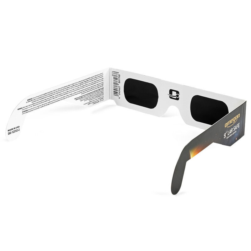 Omegon Lunettes d'éclipse solaire Solar Safe, lot de 3