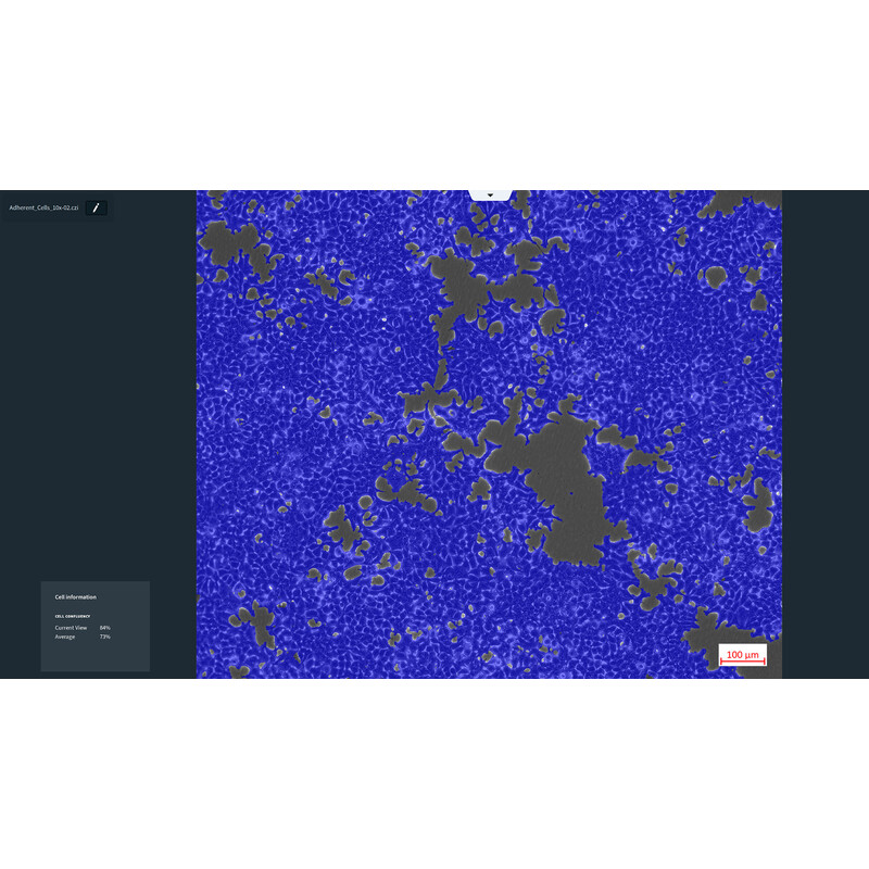 ZEISS Software Labscope Modul AI Cell Confluency DLic