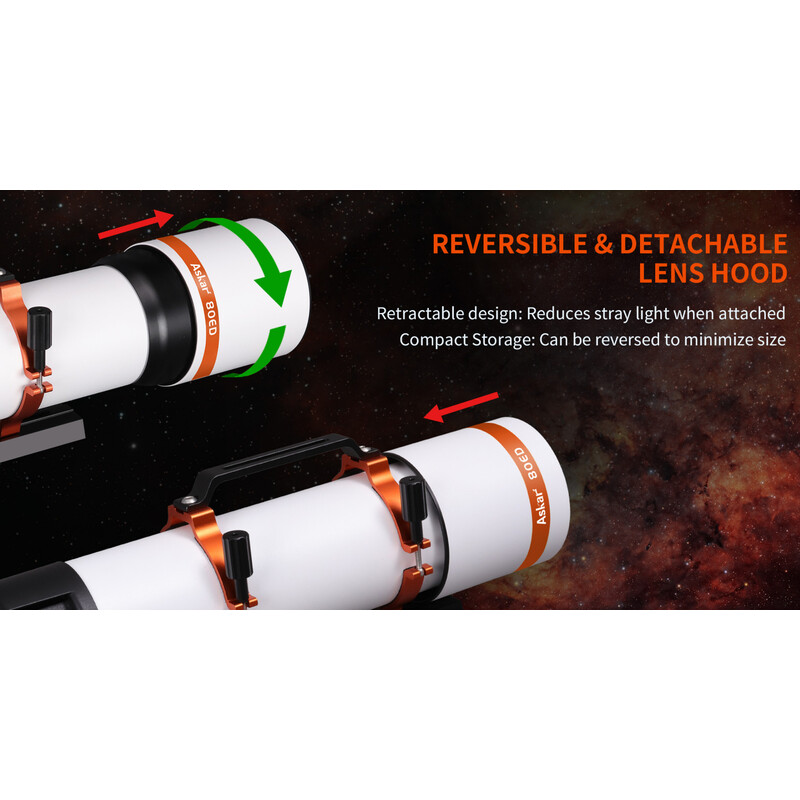 Askar Apochromatischer Refraktor AP 80/560 F7 80ED