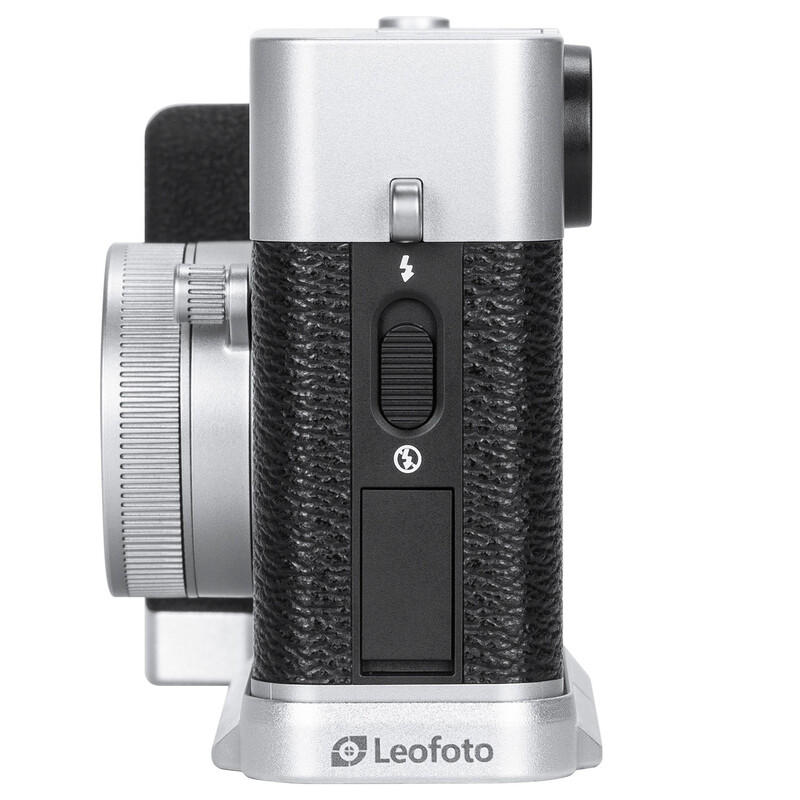Leofoto LPF-X half Kameragriff für Fuji X half silber