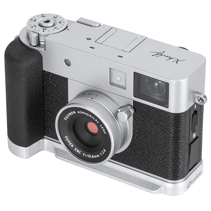 Leofoto LPF-X half Kameragriff für Fuji X half silber