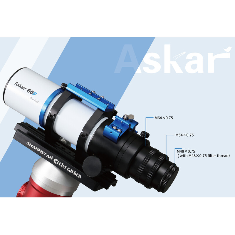 Askar Apochromatischer Refraktor AP 60/408 60F Flatfield
