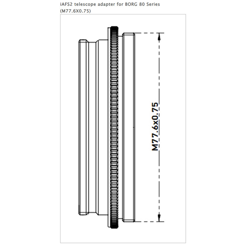iOptron Adapter iAFS2 / BORG 80
