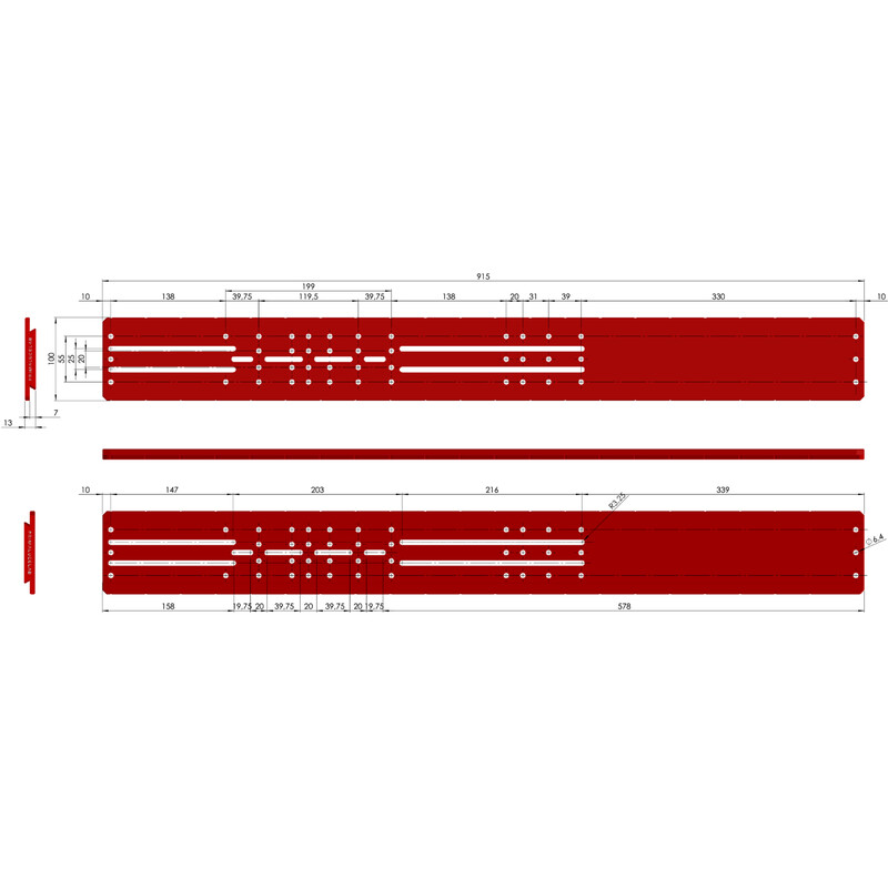 PrimaLuceLab Prismenschiene PLUS Losmandy-Style 915 mm