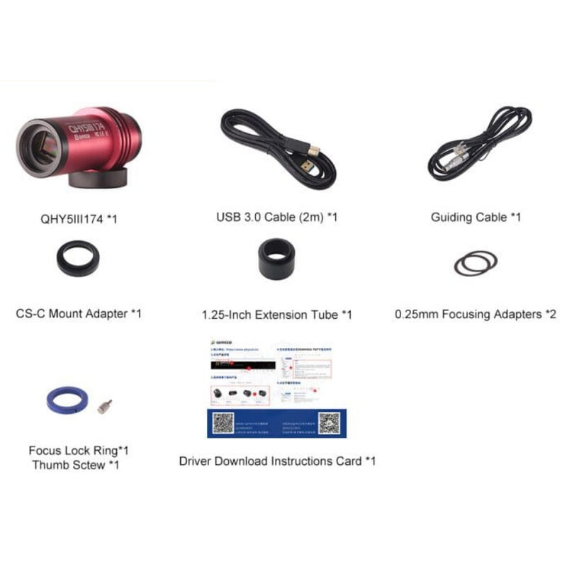 Caméra QHY 5III 174M Mono